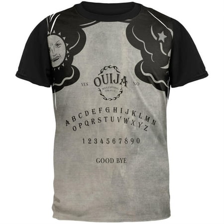 Halloween Ouija Board Costume Adult Black Back T-Shirt