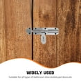 thumbnail image 3 of Raindrops Silver Slide Lock Barrel Bolt Slide Lock Heavy-duty 1Set, 3 of 8