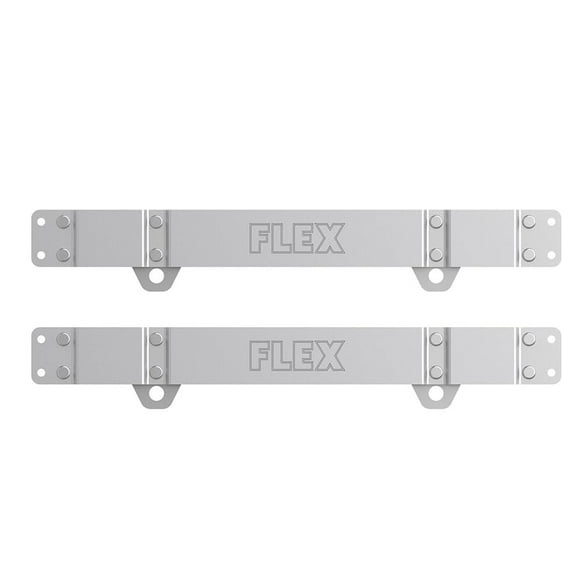 FLEX Système de Rangement Empilable Rail de Support d'Outils Latéraux 2 PACK - FS1604-2