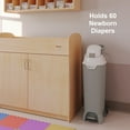 thumbnail image 6 of Foundations Premium Hands-Free Tall Diaper Pail with Wheels, 6 of 8