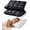 Black, variant on 3D Bread Ergonomic Goose Down Pillow, Plush 3D Bread Down Bed Pillows for Side and Back Sleepers. Enhances Comfort and Promotes a Relaxing, Restful Night (White)