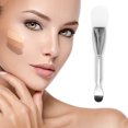thumbnail image 2 of Unique Bargains 2 Pcs Smooth Facial Mask Brush White, 2 of 5