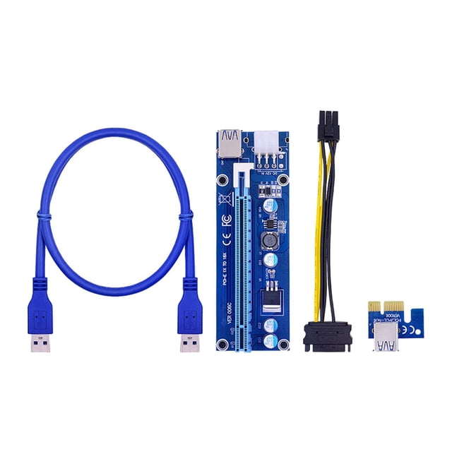VER006C vertical 6Pin de alimentación USB 3,0 para perfke Tarjeta de video de computadora