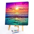 thumbnail image 3 of Cuadros Decorativos Pintura al óleo por números imagen DIY dibujo océano puesta de sol pintura acrílica decoración arte Ehuebsd  Nuevos Originales, 3 of 9