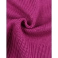 thumbnail image 7 of Women's Heart Pattern Knit Sweater, Long Sleeve Crew Neck Pullover, Soft Cozy Cable Knit Jumper for Fall and Winter, 7 of 7