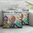 thumbnail image 3 of PHYHOO Easter Pillow Covers Decor Hello My Peeps Pillow Covers Easter Decorative Outdoor Throw Pillow Covers Cushion Case, 3 of 5