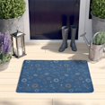 thumbnail image 2 of Sun Moon Cloud Star Pattern Flannel Non Slip Door Rugs,Washable Door Mats Indoor,Decorative Door Mats,Dirt-Resistant and Absorbent Doormat for Entrance,Bedroom,Kitchen,Bathroom,31.5x17in(80x43cm), 2 of 4
