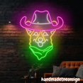thumbnail image 5 of Handmadetneonsign Cowboy Corgi Neon Sign, Cowboy Western Dog Spa Led Light, Pet Grooming Wall Art Decor 71074, 5 of 5