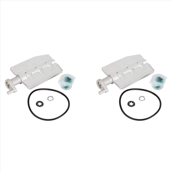 2 Set Aluminium Valve Repair Rebuild Overhaul Auto Product Fit for - 3 5 7 Series X3 X5 Z3 Z4 DISA M54 2.2 2.5,2 x aluminum plate 4 x gasket 2 x rubber ring 2 x bottle 2 x washer,Silver