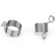 thumbnail image 5 of M Buder Dedales para Tejer Acero Inoxidable 2 Piezas Anillos Guía de Hilo Herramienta de Costura (7 cm / 2.75 inches), 5 of 9