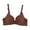 Coffee, variant on Darzheoy Women's Lace Beauty Back Solid Strap Wrap Plus Size Underwear Everyday Bra Women Bra 65C/70D/65E/70A/70B/70C