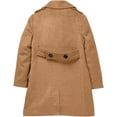 thumbnail image 2 of Isaac Mizrahi Boys Single Breasted Wool Overcoat with Epaulets - Colors, 2 of 2