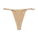 thumbnail image 1 of Gibobby Bikini elástico algodón Sexy T pantalones sin costuras algodón transpirable delicado anillo Metal mujeres G String pantalones (Beige, XL), 1 of 4