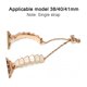 thumbnail image 2 of Aplicable a la correa de reloj iWatch8 Correa de reloj Apple Correa de metal para reloj Apple para mujer, 2 of 6