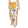 thumbnail image 2 of Lsque Honey Bee Set Print Women's Pajama Pants, Lounge Pant - Comfortable Home Wear,Elastic Waistband, Stylish Design-Large, 2 of 9