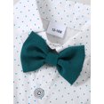 thumbnail image 3 of CARETOO Toddler Boy Clothes Formal 3pcs Set Dress Shirt Bowtie Suspender Pants Party 95% Cotton 1-5T, 3 of 15