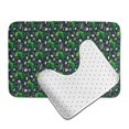 thumbnail image 6 of Xecao Dinosaur and Bone 2-Piece Vintage Seamless Anti-Skid Mat Set, featuring a stylish pattern for a safe and elegant toilet rug experience, 6 of 6