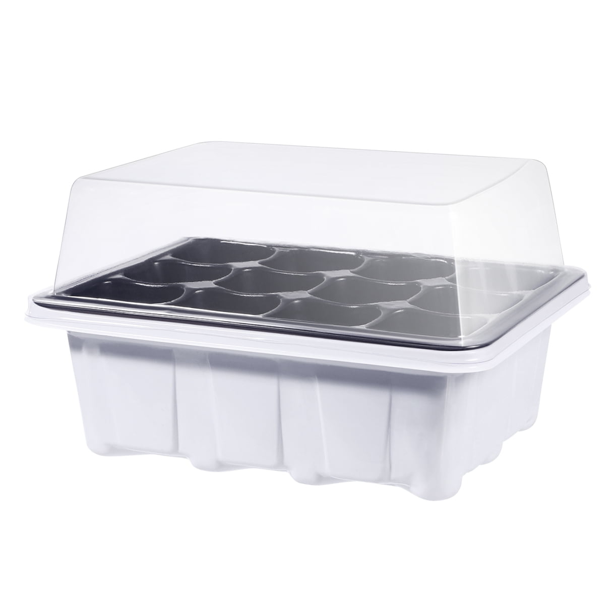 FRCOLOR  Nursery Box Set Sprouting Kit Seedling Starter Trays Plants Seeds White