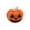 A010- Orange (Pumpkin 2), variant on Small Halloween Figurine, Halloween Party Decorations, Halloween Party Favors, Halloween Decor, 3D Printed Mini Jack-O-Lantern Squeeze Toys, 1.5X1.5X1 Inch Orange Pumpkin Shape