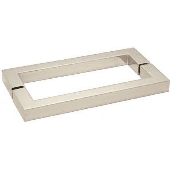 CRL SQ18X18PN Polished Nickel "SQ" Style 18" Back-to-Back Towel Bar