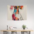 thumbnail image 2 of Kdxio Colorful Dachshund Art Wall Hanging Tapestries Banner For Bedroom College Dorm Home Living Room Party Decor 29X37 In, 2 of 8