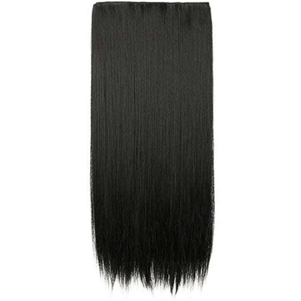 Pieza sintética del cabello clip recto en la extensión del cabello