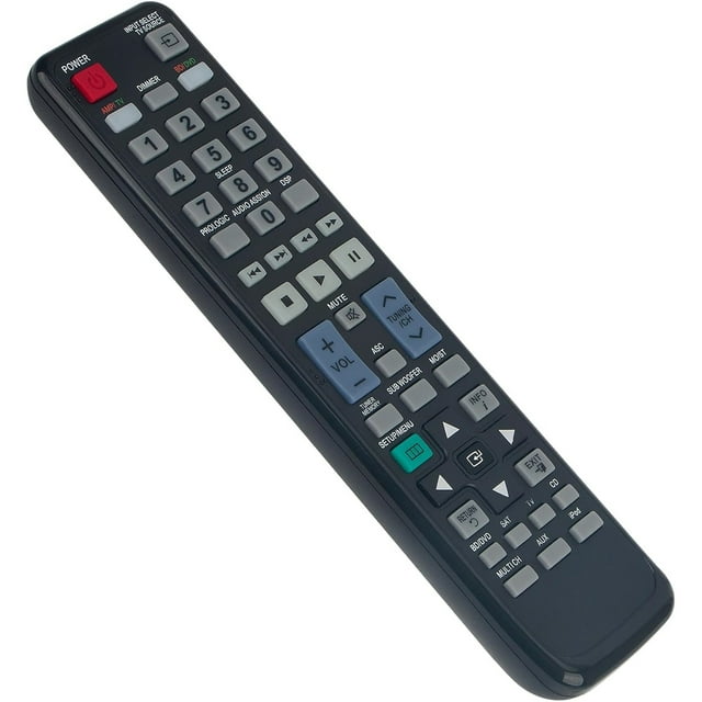 Control remoto compatible con sistema de cine en casa de Samsung AH59-02305A HW-C550 HW-C700 HW-C550S HW-C500 HW-C560