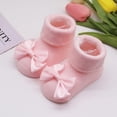thumbnail image 3 of Kids Socks Winter Warm Socks Toddlers Boys Girls Children Bowknot Princess Socks Floor Socks + 1Pc Bow Hairband Girls Toddler, 3 of 5