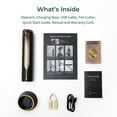 thumbnail image 6 of TSV Electric Wine Bottle Opener with Charging Base & Built-in Foil Cutter, Rechargeable Intelligent Touch-Activated Automatic Corkscrew, Luxury Gifts for Father's Day, 6 of 8