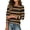 Black, variant on IAJDKMEK Women's Casual Long Sleeve Tops - Striped Round Neck Button Down Blouse, Great for Business Casual Tops and Womens Fall Fashion 2026
