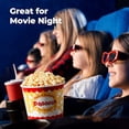 thumbnail image 3 of Fit Meal Prep 25 Pack Classic Paper Popcorn Buckets Disposable, 85 Oz Grease Resistant Popcorn Bowls Cups for Machine Home Theater Carnival Movie Night, 3 of 7