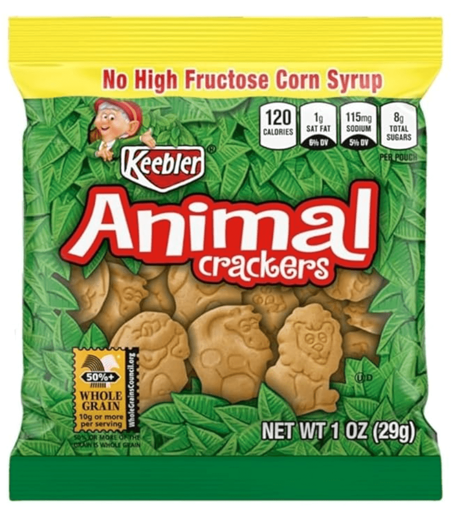 Keebler Animal Cracker Cookies 1 oz Bags, Pack of 20, Bundled By Shoppyway