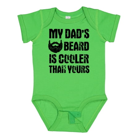 

Inktastic My Dad s Beard is Cooler Than Yours Gift Baby Boy Bodysuit