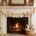 thumbnail image 4 of Easter Egg And Carrot Foam Hanging Decorations Glitter DIY Craft For Home Party Spring Celebration, 4 of 8