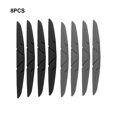 thumbnail image 4 of Protector de parachoques de coche Sidaley 8 unids/set Silicona negro, 4 of 6