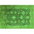 thumbnail image 1 of Ahgly Company Indoor Rectangle Oriental Green Industrial Area Rugs, 3' x 5', 1 of 4