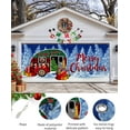 thumbnail image 2 of Christmas Garage Door Banner Cover 6 x 13 ft, Merry Christmas Tree Gift Red and Green Camper in Snow Christmas Garage Door Decorations Holiday Christmas Backdrop Decor for Winter New Year Xmas Party, 2 of 6