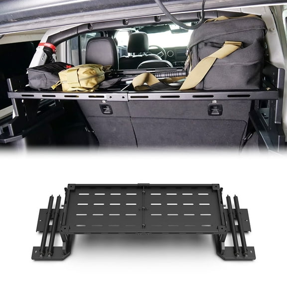 Cargo Rack Basket For 2018-2025 Jeep Wrangler JL 4 door - Holds Up to 300 lbs of Cargo