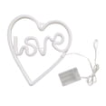 thumbnail image 1 of Letrero de neón con forma de corazón, arte de pared, telón de fondo, letreros LED para Pub, dormitorio, restaurante corazon rosa Yuyangstore Señal de neón, 1 of 8