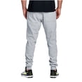 thumbnail image 4 of ProGo USA Men's Casual Joggers Sweatpants Basic Fleece Marled Jogger Pant Elastic Waist (2X-Large, Heather Grey), 4 of 7