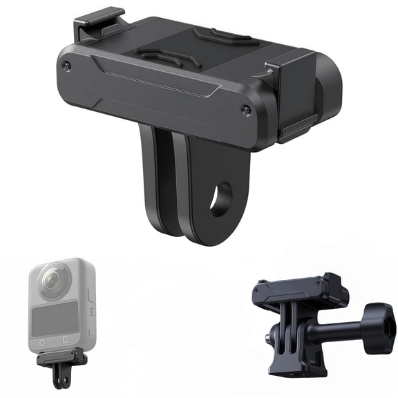 Magnetic Quick Release Adapter Mount for DJI Osmo Action 5pro 4 3 DJI Osmo 360 Accessories, with Triple Claw 1/4" Screw Hole Adapter Base