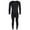 Black, variant on Knocker Long Thermal Underwear Set (Men)