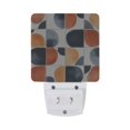 thumbnail image 7 of Curved Tile Patterns LED Night Light with Smart Sensor Plug Into Wall Dusk to Dawn 2 packs, 7 of 7