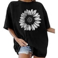 thumbnail image 1 of Camiseta para mujer Camisa con cuello redondo Trajes femeninos Tops de verano para viajar de compras M, 1 of 7