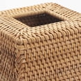thumbnail image 4 of Funda para caja de pañuelos DECRAFTS, de ratán, tejida natural, cuadrada, 4 of 7