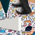 thumbnail image 2 of Yayeee Doormat for Inside 20"x32" Absorbent Low-Profile Washable Non-Slip Rubber Backed Entryway Rug, Doodle Pattern, 2 of 8