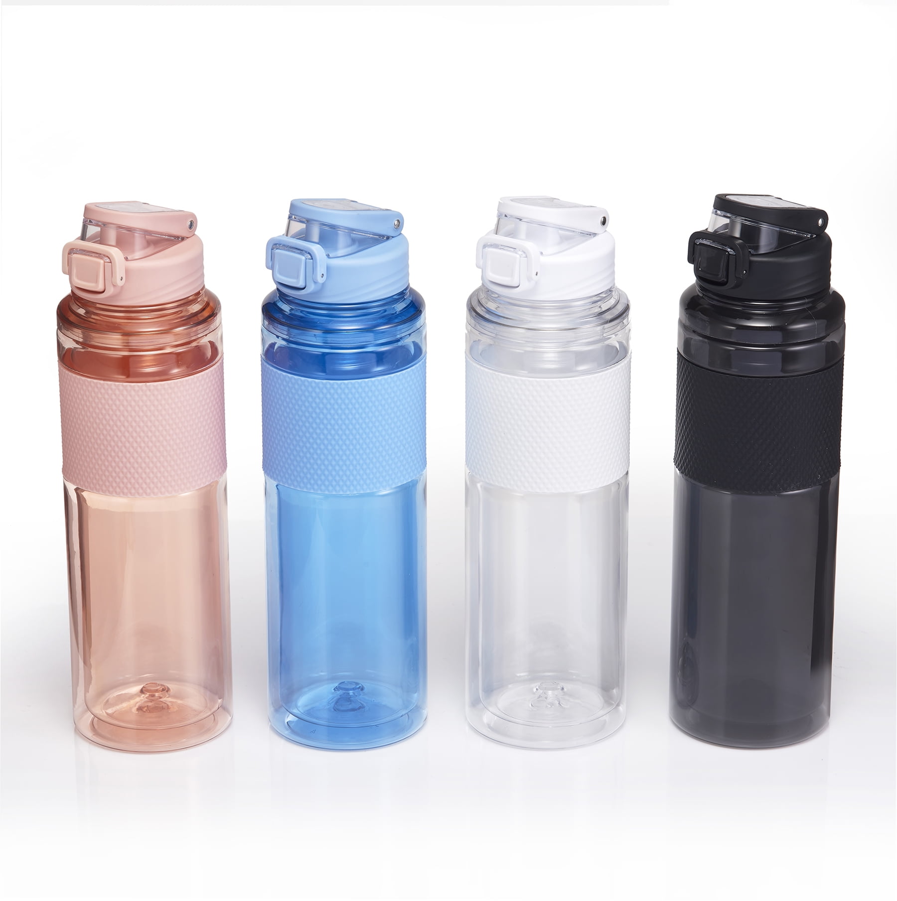 Mainstays 64 fl oz Reusable Pet Water Bottle, Clear, Light-wight