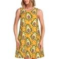 thumbnail image 1 of Xecao Robes d'Été pour Femmes, Robes Décontractées, Robes de Plage, Robes Sans Manches avec Poches, 1 of 7