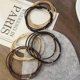 thumbnail image 1 of 10 Pcs Beaded Hair Ties With Beads High Elasticity Triple Layer Hair Bands For Women No Damage Elastics Stylish Accessories, 1 of 3