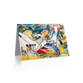 thumbnail image 2 of Wassily Kandinsky Farbstudie Quadrate Greetings Card Plus Envelope Blank inside, 2 of 3
